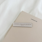 Chinese Bible verse magnet featuring Psalm 46:1 on a beige notebook, Christian encouragement gift from The Commandment Co Singapore.