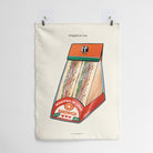 Wall tapestry featuring a Wrapped in Love sandwich design with Christian scripture, adding a unique and creative touch to faith-based home decor.