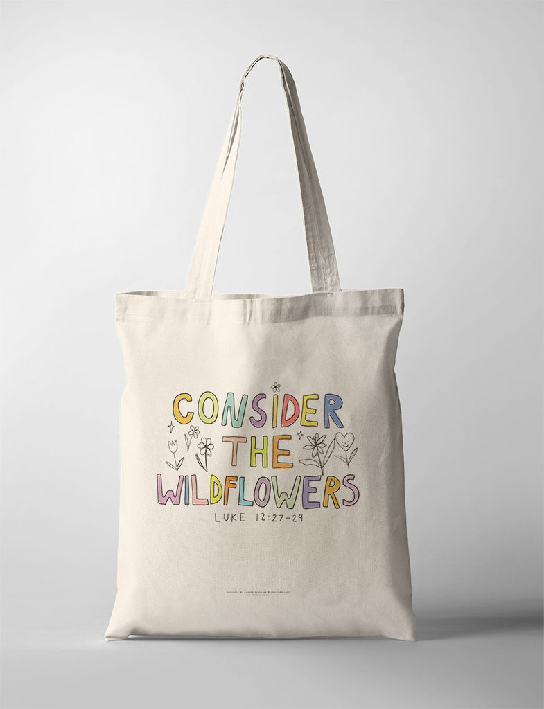 Consider the Wildflowers {Tote Bag}