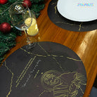 Elegant Bible verse table mats for Christian homes and communion gatherings