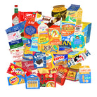 Faith-based sticker collection featuring colorful packaging designs with Bible-inspired messages of love, hope, joy, and encouragement.