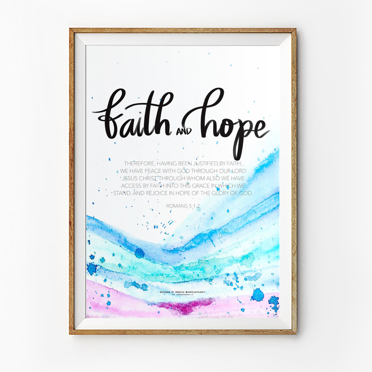 Faith and Hope | Poster | Jarfulofplenty x TCCo – The Commandment Co
