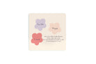 Faith Hope Love Christian wooden coaster illustrated by Moojigae Drawing.