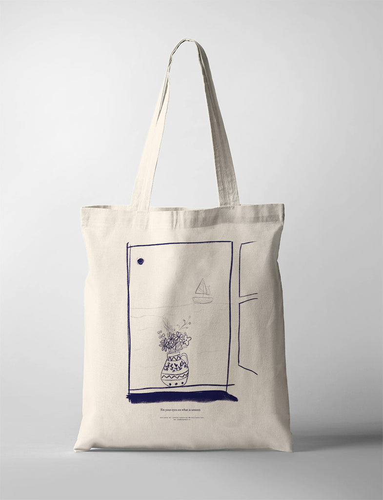 Fix Your Eyes On What Is Unseen {Tote Bag}