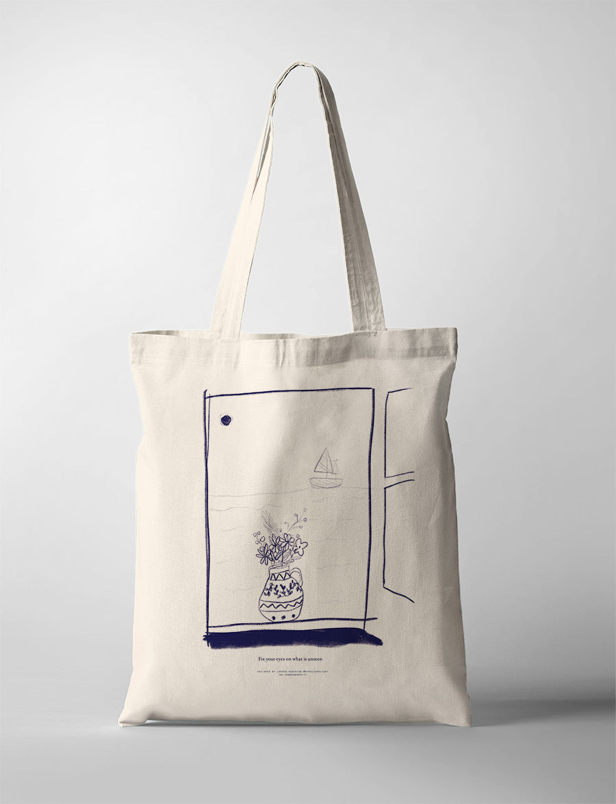 Fix Your Eyes On What Is Unseen | Tote Bag | The Commandment Co – The ...