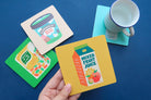Colourful Christian verse coaster collection from Love Supermarket.