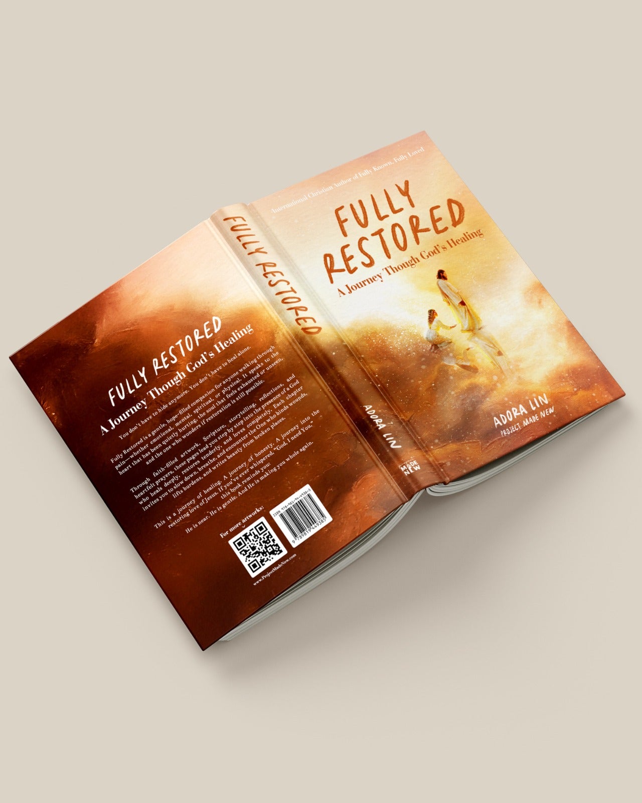 Front and back cover of Fully Restored A Journey Through God’s Healing by Project Made New