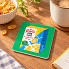 Grace Cereal Love Supermarket Christian coaster styled beside coffee and cereal