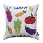 Grow in Grace Christian velvet cushion cover inspired by John 15:4, product photograph one