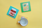 Hallelujah Christian wooden coaster from the LOVE SUPERMARKET series