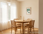 Held Through It All Christian poster styled in a sunlit dining room