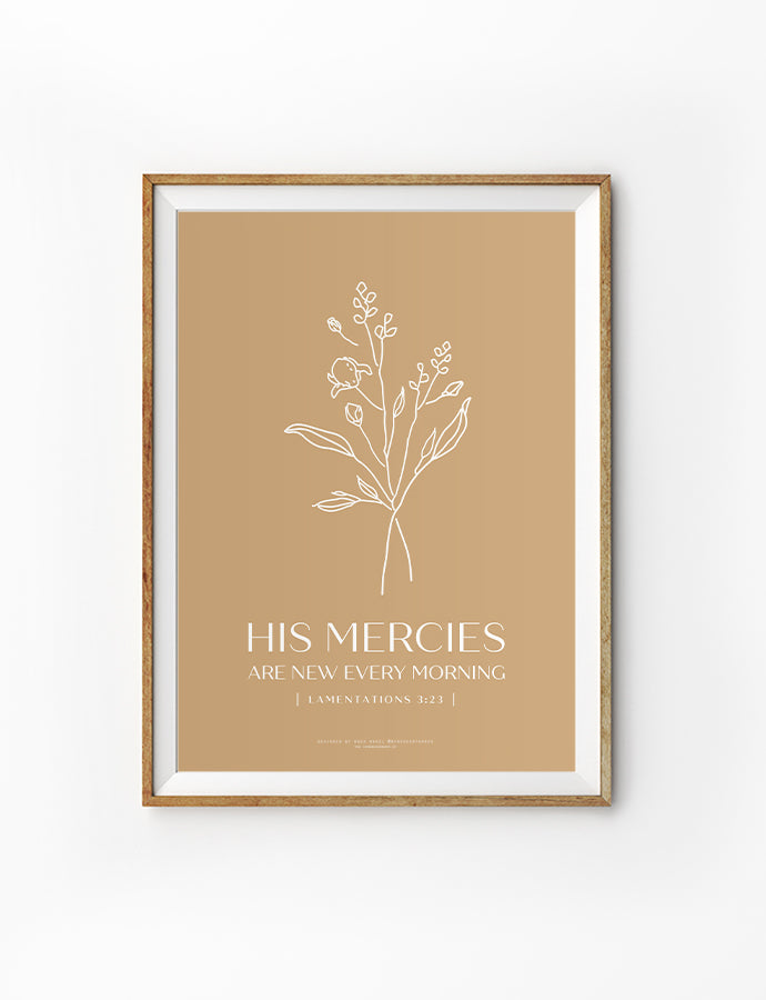 His Mercies Are New {Poster}
