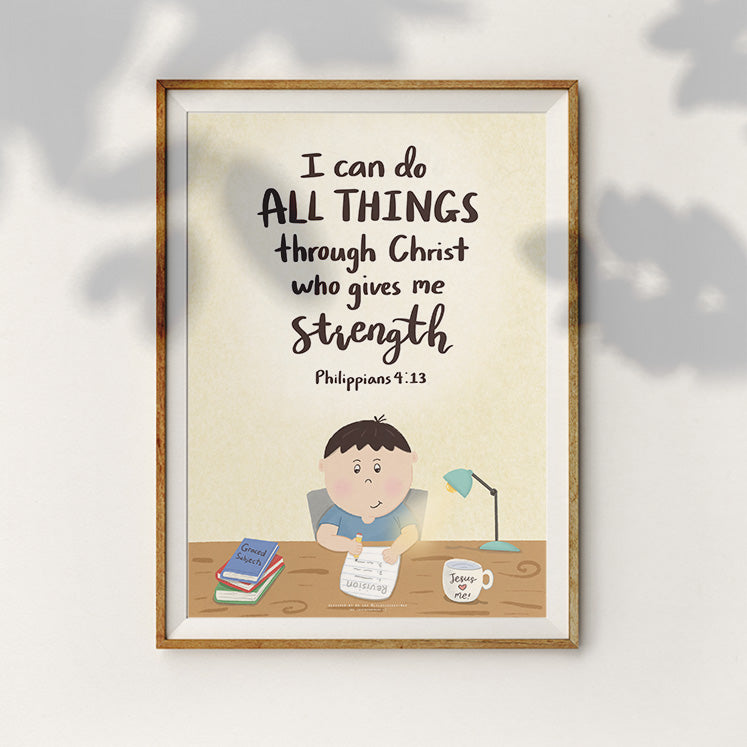 I Can Do All Thing - Study {Poster}