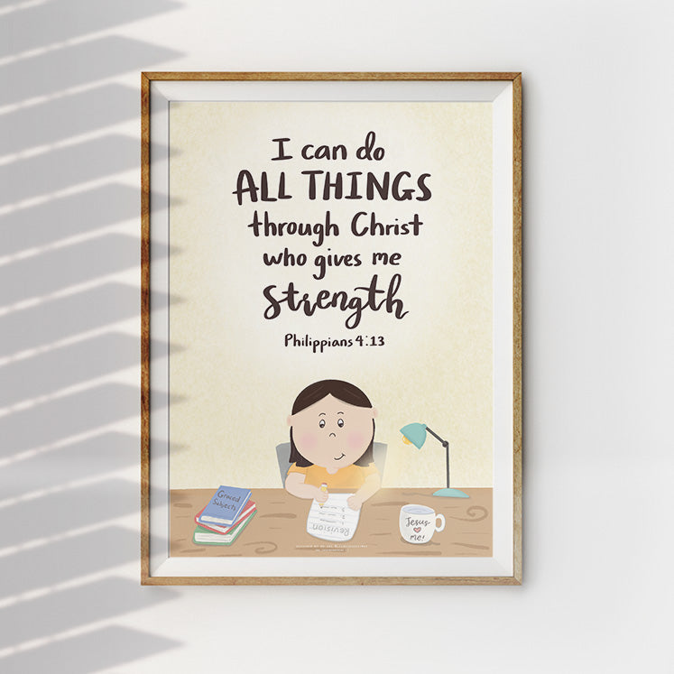 I Can Do All Thing - Study {Poster}