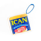 I Can Luncheon Meat acrylic keychain from the Love Supermarket collection.