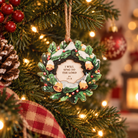 I Will Sing to the Lord Psalm 13:6 Christmas tree bauble hanging on a warmly lit festive tree.