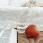 Front view of Christian glass mug with “Today is gonna be a wonderful day, for God has blessed me” quote