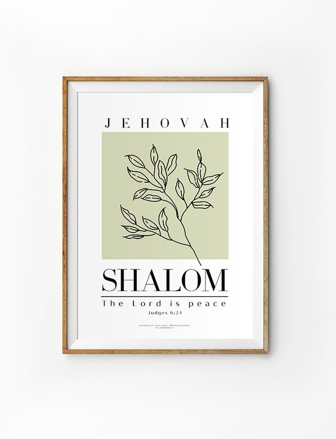 Jehovah Shalom {Poster}