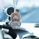 Christian scent tag with 'Peace and Joy' and 'Jesus' design for car freshener
