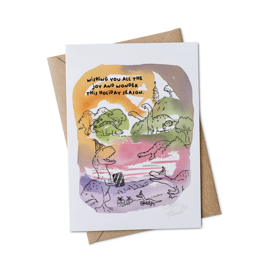 Charming dino brings Christian joy and wonder to your day