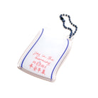 Acrylic keychain featuring "Joy in the morning" with Psalm 30:5, from The Commandment Co, Singapore.