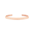 Rose Gold The Joy of the Lord Is My Strength Classic Verse Band by J&Co Foundry.