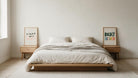 Light Always Wins Christian poster styled beside the separately sold Boldly Beloved poster in a neutral bedroom