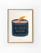 Christian poster featuring a candle illustration with Psalm 18:28, “You light my lamp; the Lord my God lightens my darkness”