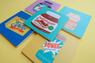 LOVE SUPERMARKET Christian coaster collection with grocery-inspired designs