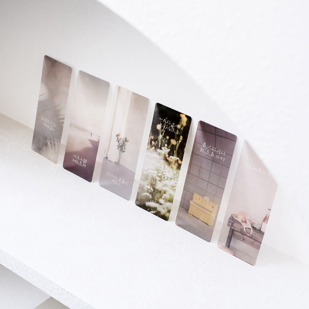 A collection of minimalist bookmarks featuring nature-inspired designs, soft tones, and inspirational quotes, perfect for gifts and faith-based stationery enthusiasts.