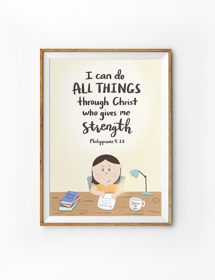 I Can Do All Thing - Study {Poster}