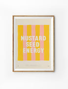 Mustard Seed Energy Christian poster inspired by Matthew 17:20