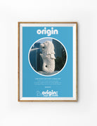 Christian poster with Singapore Merlion and Zechariah 4:10, Origin, simple and humble, by The Commandment Co