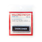 Overcomer Velcro patch with inspirational message, perfect for attaching to jackets, bags, and other accessories.