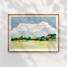 Psalm 23 Design I A3 Christian poster by Joy of Made Seen.