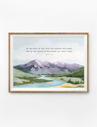 Psalm 33:6 Christian poster designed by Joy of Made Seen.