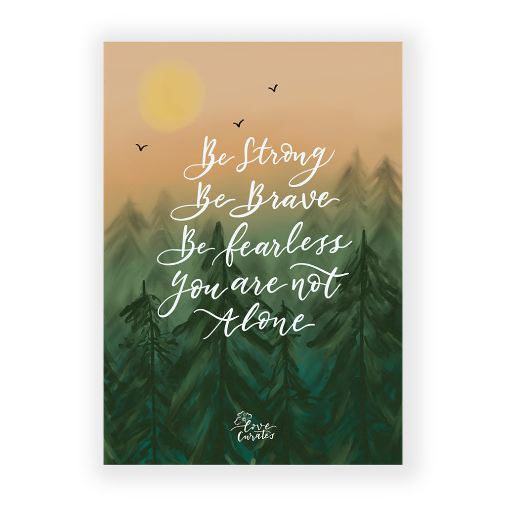Strong, Brave, Fearless {Card}