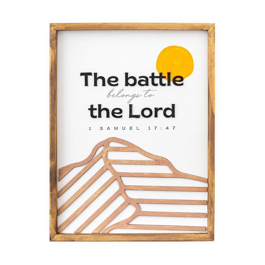 The Battle Belongs to The Lord (M) {Wood Craft}