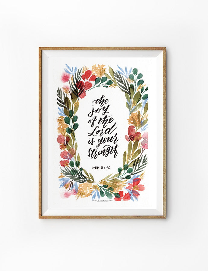 Joy of the Lord {Poster}