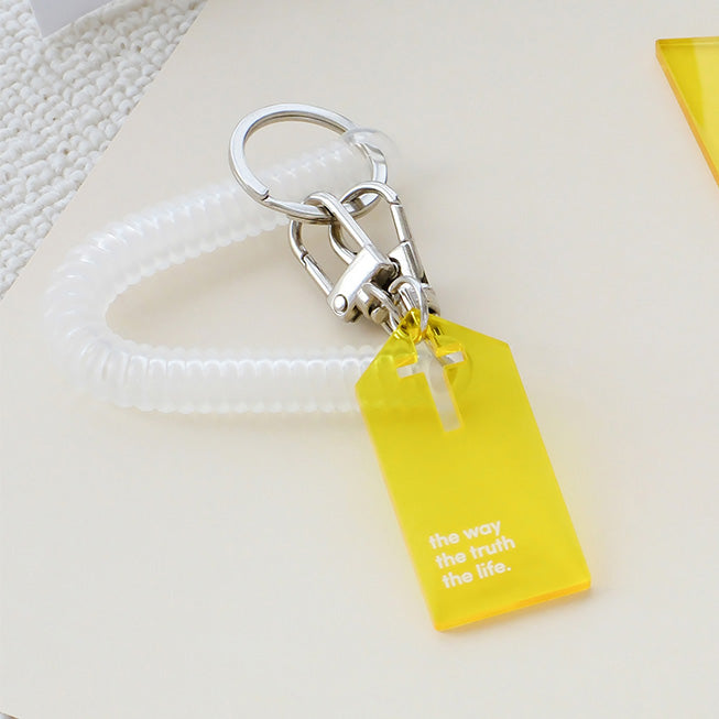 The Way The Truth The Life {Translucent Acrylic Keychain}