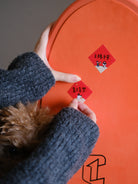 Mini Chinese New Year couplet stickers decorating luggage with festive red blessing designs