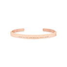 Rose Gold Trust In The Lord With All Your Heart Classic Verse Band by J&Co Foundry.