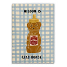 Wisdom Is Like Honey A6 Christian notebook designed by Thir.st.