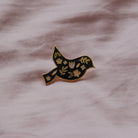 You Are Worthy Christian enamel pin by Dorky Doe, lifestyle view 1.