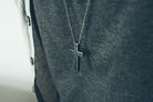 Gunmetal Cross Necklace - Accessories by The Commandment Co, The Commandment Co
