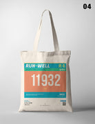 Run Well Campaign Marathon Bib Tote Bag {Free customisation} - tote bag by The Commandment, The Commandment Co , Singapore Christian gifts shop