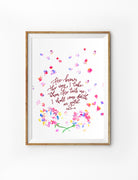 He Knows The Way {Poster} - Posters by Love Ann Joy, The Commandment Co , Singapore Christian gifts shop
