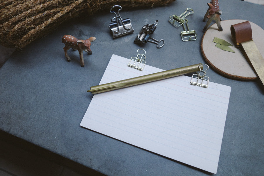 Brass pen makes timeless gifts and ages beautifully with time. Each brass pen oxidises differently and will be entirely unique.