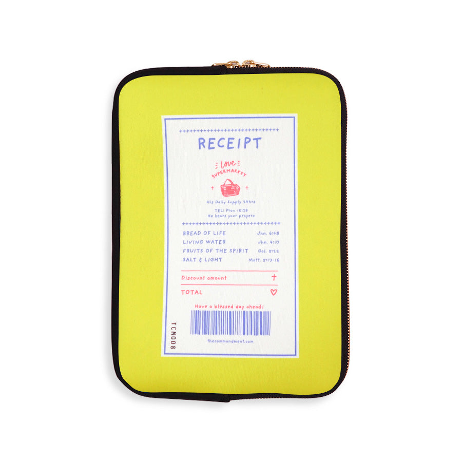 Little Lamb Sweet | Laptop Sleeve {LOVE SUPERMARKET} - Laptop Sleeve by The Commandment Co, The Commandment Co , Singapore Christian gifts shop