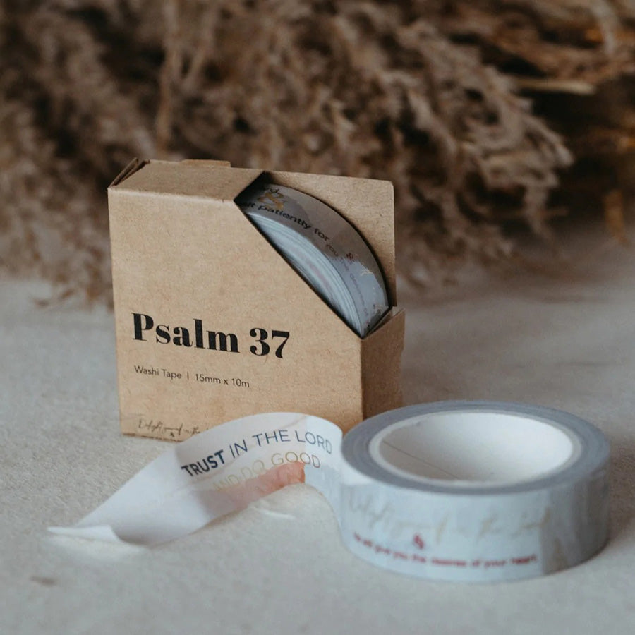 Psalm 37 | Washi Tape - Stickers by The Project J, The Commandment Co , Singapore Christian gifts shop